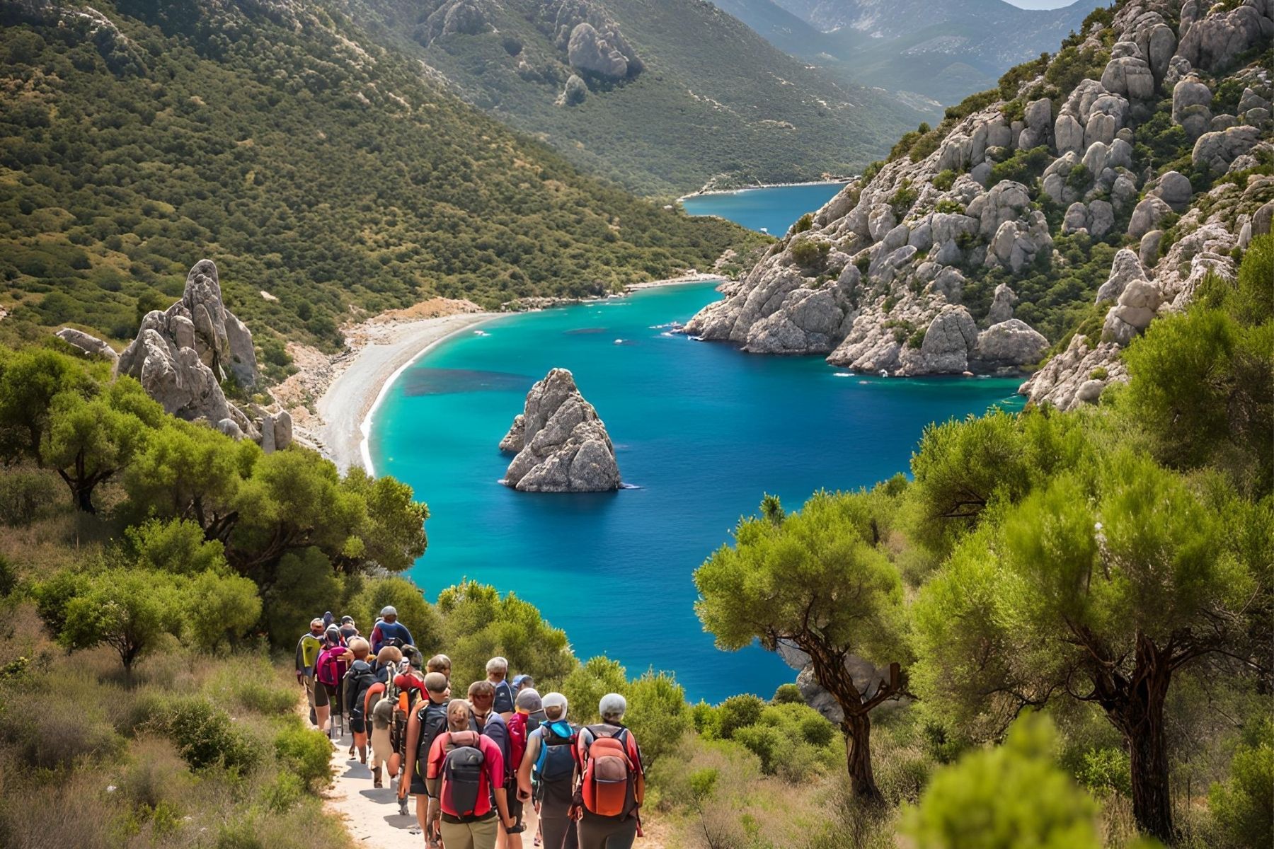 Day 6 Hike Olympos -Mt Musa-Adrasan ( 18 km -700 m up-700 m down -6 hours)
