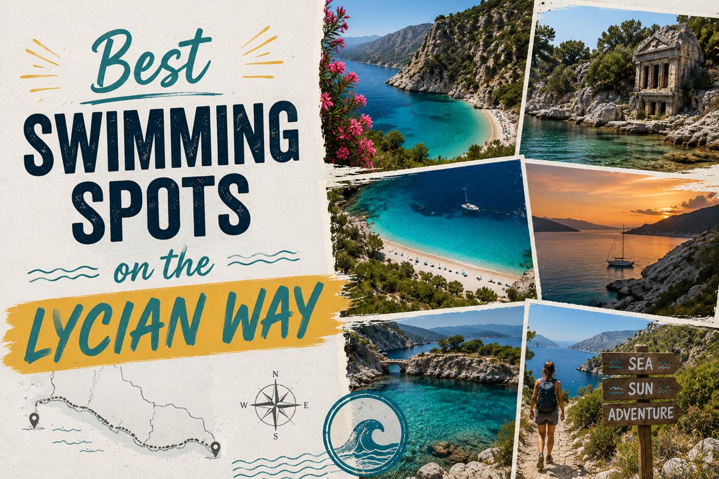 Best Swimming Spots on the Lycian Way