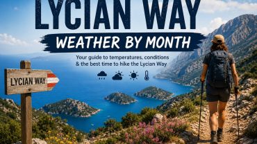 Lycian Way Weather by Month
